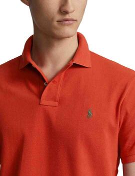 Polo de Polo Ralph Lauren de piqué custom slim fit hombre