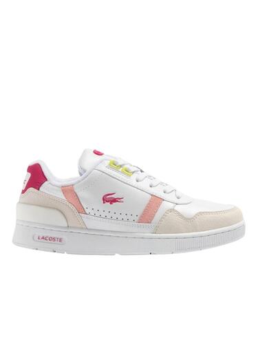 Zapatillas Lacoste T-Clip para mujer de piel