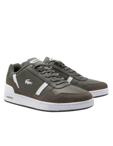 Zapatillas Lacoste T-Clip bicolor en  piel para hombre