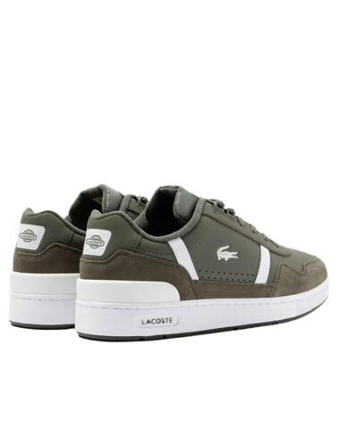 Zapatillas Lacoste T-Clip bicolor en  piel para hombre