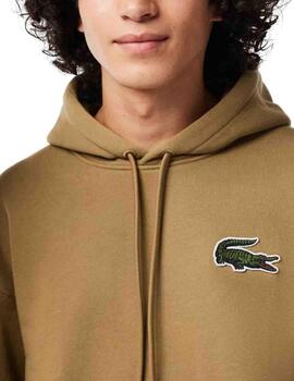 Sudadera Lacoste unixex con capucha y cocodrilo XL loose fit