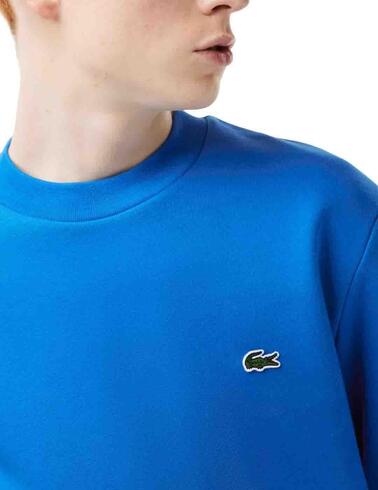 Sudadera Lacoste para hombre de algodón ecológico cepillado