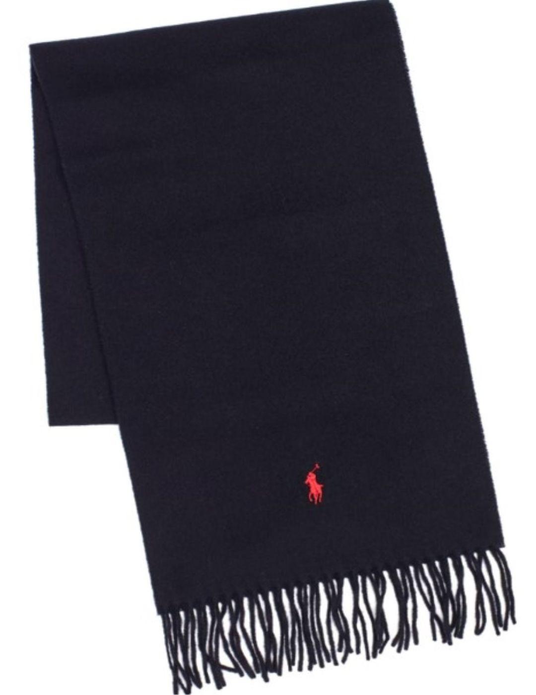 Bufanda Polo Ralph Lauren de lana en negro