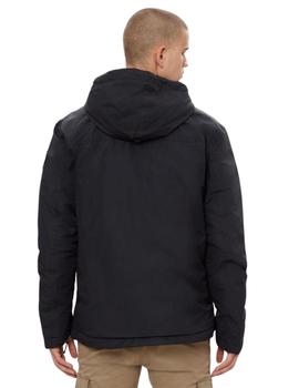 Chaqueta Napapijri Rainforest para hombre con bolsillo negra