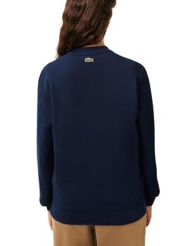 Sudadera unisex Lacoste con cocodrilo 3D en el pecho