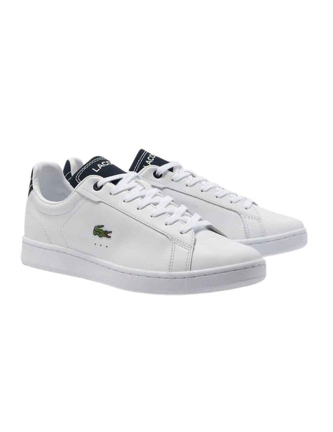 ZAPATILLA BICOLOR EN PIEL HOMBRE LACOSTE T-CLIP - Korner