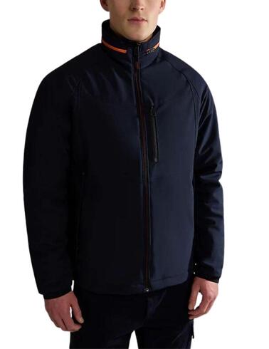 Chaqueta corta Napapijri Graham para hombre en azul marino