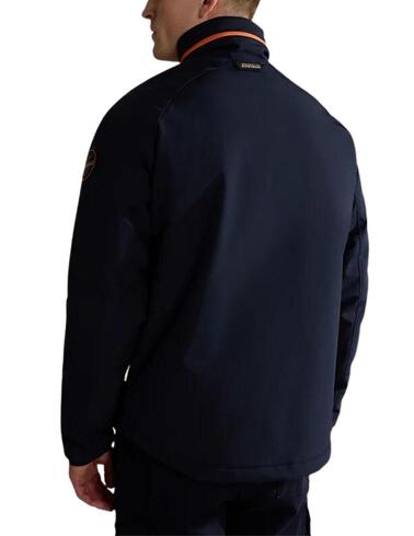 Chaqueta corta Napapijri Graham para hombre en azul marino