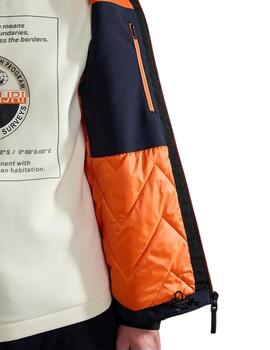 Chaqueta corta Napapijri Graham para hombre en azul marino