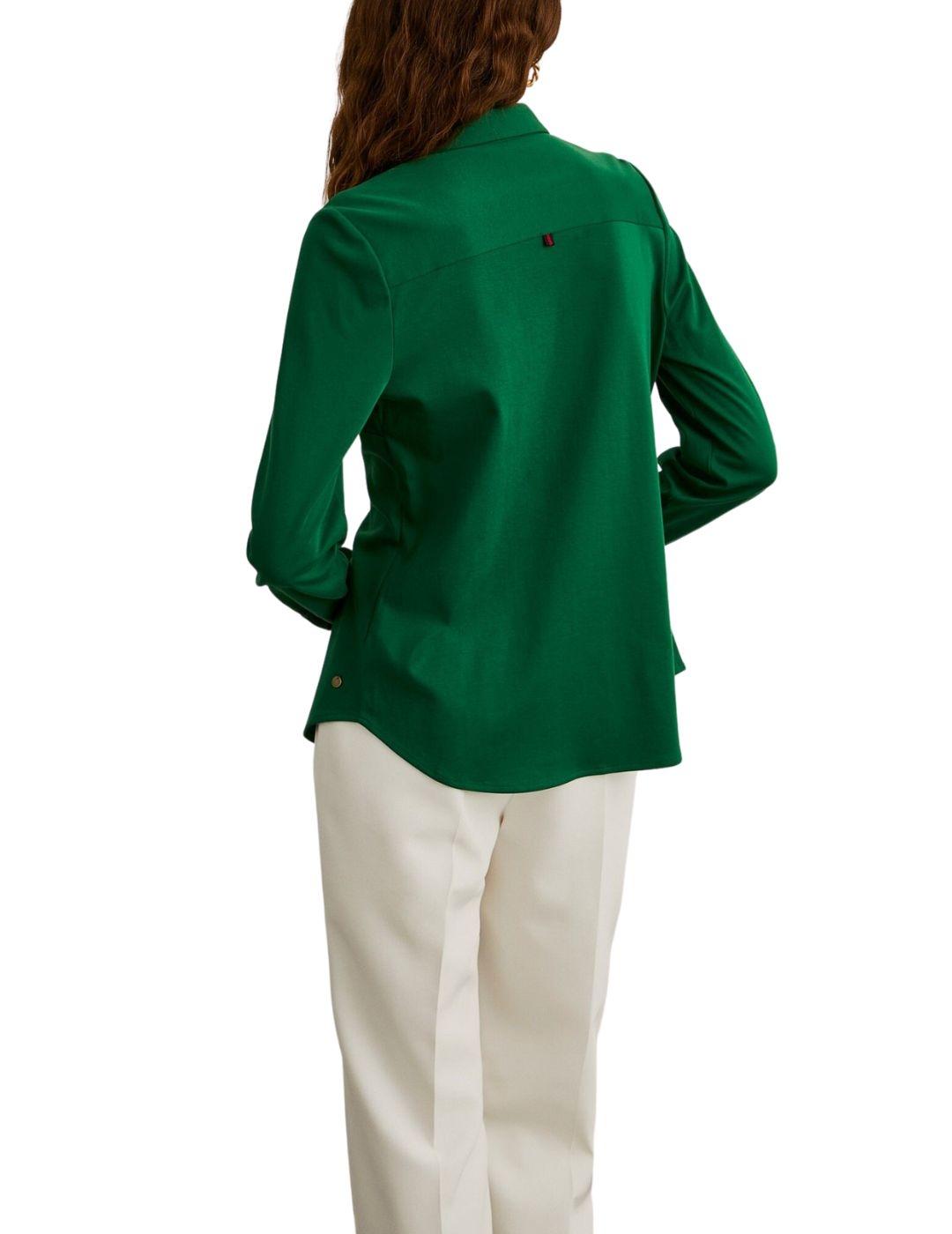 Camisa Lion of Porches slim fit de punto para mujer