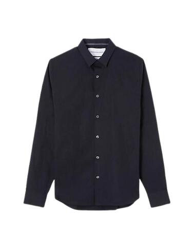 Camisa Calvin Klein slim fit de algodón elástico