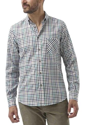 Camisa Florentino de cuadros slim fit de manga larga