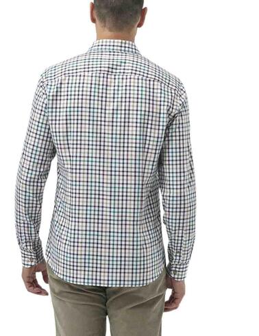 Camisa Florentino de cuadros slim fit de manga larga