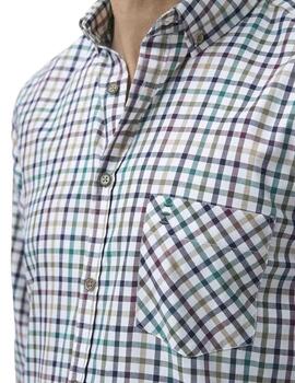 Camisa Florentino de cuadros slim fit de manga larga