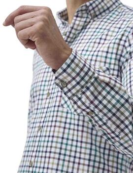 Camisa Florentino de cuadros slim fit de manga larga