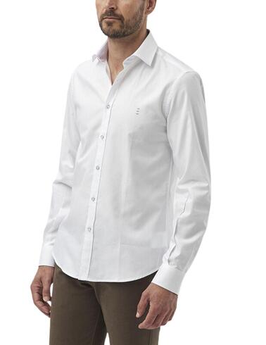 Camisa Florentino slim fit con tejido estructurado