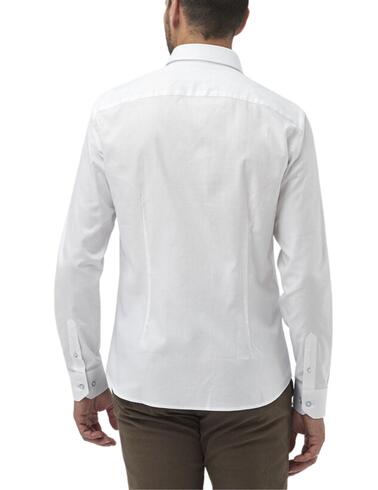 Camisa Florentino slim fit con tejido estructurado