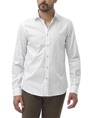 Camisa Florentino slim fit con tejido estructurado