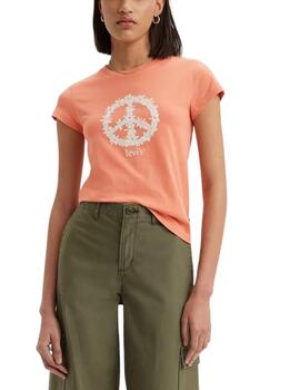 Camiseta Levi's® Graphic Autentic blanca para mujer