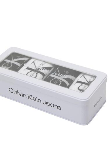 Pack de 4 calcetines Calvin Klein con logotipo Ck para mujer