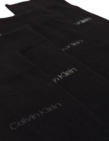 Pack de 4 calcetines Calvin Klein con logotipo