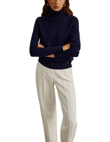 Jersey Lion of Porches de cuello alto de lana