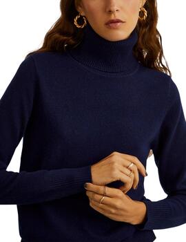 Jersey Lion of Porches de cuello alto de lana