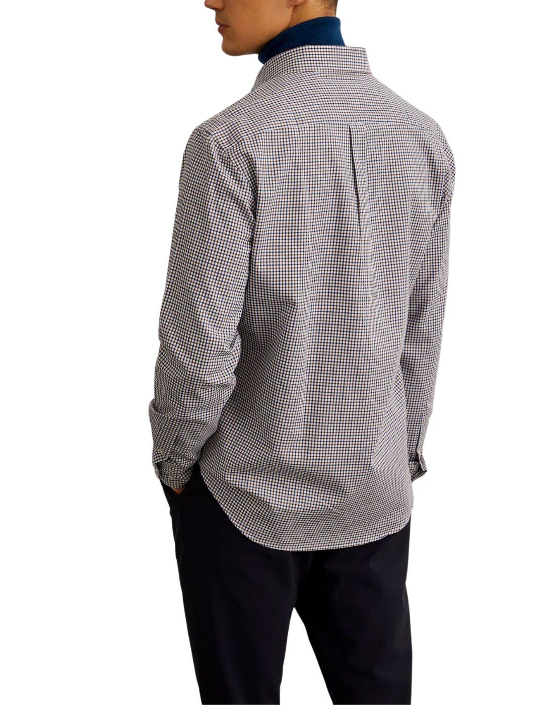Camisa Lion of Porches de cuadros para hombre regular fit
