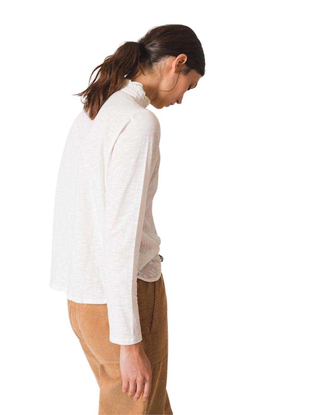 Camiseta romántica Indi & Cold combinada de mujer