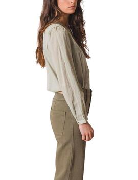 Camisa Indi & Cold con bordado Shiiffli de mujer