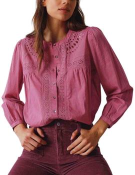 Camisa Indi & Cold con bordado Shiiffli de mujer