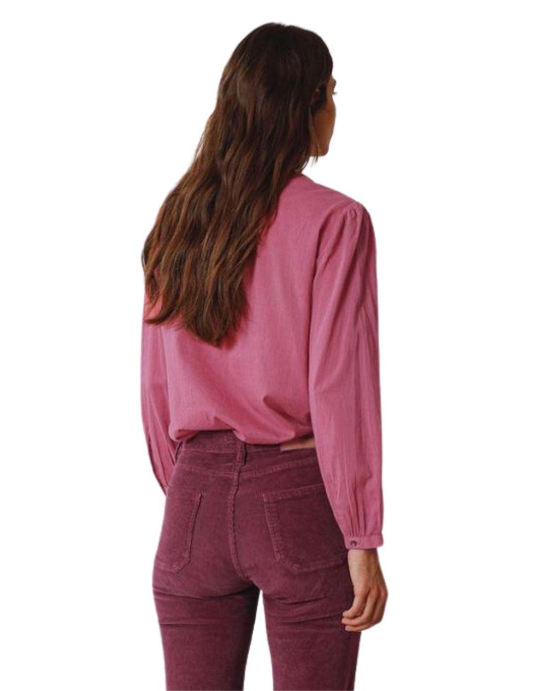 Camisa Indi & Cold con bordado Shiiffli de mujer