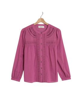 Camisa Indi & Cold con bordado Shiiffli de mujer