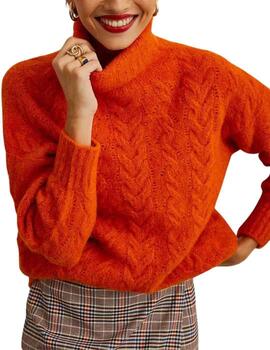 Jersey Lion of Porches con cuello alto con lana de alpaca