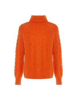 Jersey Lion of Porches con cuello alto con lana de alpaca