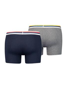 Boxer Levi's® básico con logotipo en la cinturilla pack de 2