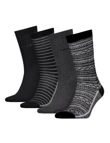 Calcetín Levi's® para hombre pack de 4 en caja de regalo