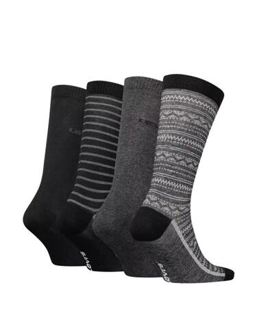 Calcetín Levi's® para hombre pack de 4 en caja de regalo