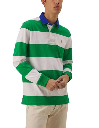 Polo Rugby Polo Ralph Lauren de manga larga para hombre