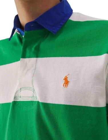 Polo Rugby Polo Ralph Lauren de manga larga para hombre