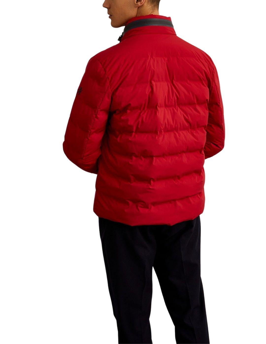 Chaqueta acolchada Lion of Porches con capucha para hombre