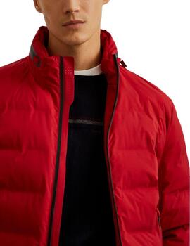 Chaqueta acolchada Lion of Porches con capucha para hombre