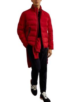 Chaqueta acolchada Lion of Porches con capucha para hombre