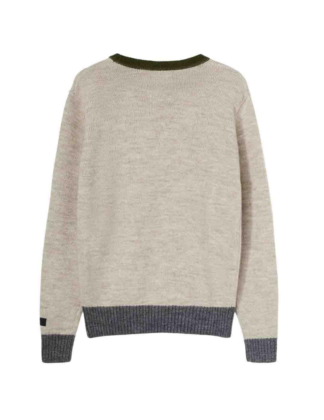 Jersey Gas Jeans Devys de cuello redondo para hombre