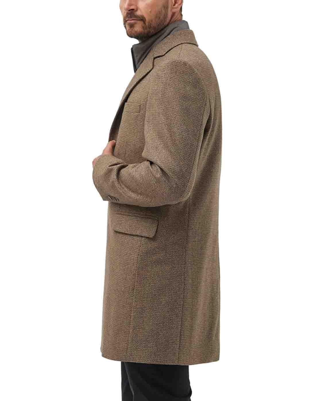 Abrigo Florentino slim fit con chaleco para hombre