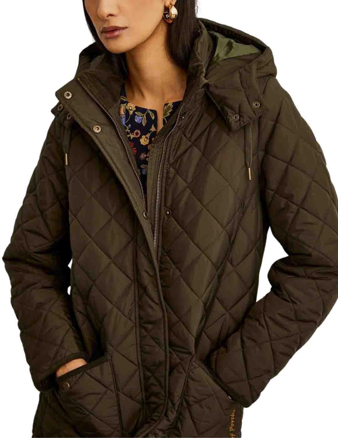 Parka acolchada Lion of Porches con capucha tipo husky