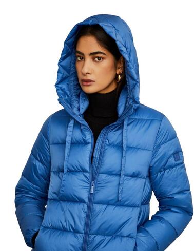 Chaqueta Lion of Porches acolchada con capucha para mujer