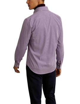 Camisa Lion of Porches de cuadros para hombre slim fit