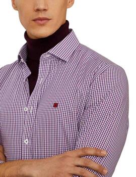 Camisa Lion of Porches de cuadros para hombre slim fit