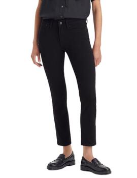 Pantalón Levi's® 712 slim con bolsillo ribeteado de mujer